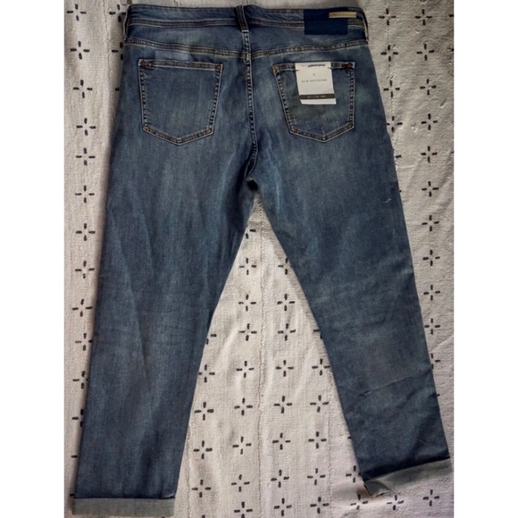 Anthropologie Pilcro Patchwork Slim Boyfriend Jean - Picture 5 of 9